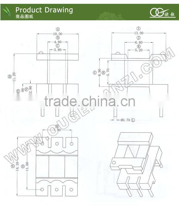 electric components transformer EI 1401 bobbin