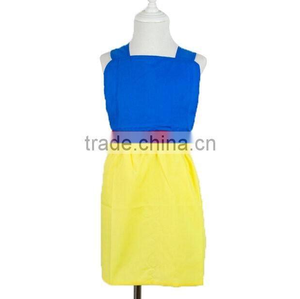 High quality baby girls printed waist cotton batman apron kitchen cooking woven fashion apron manufacturer