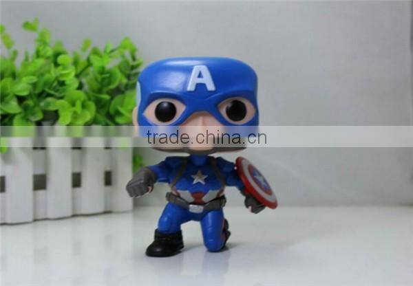 (Top) Hot Movie Captain America 3 action figures, POP figure Black Panther, PVC figures wholesale price