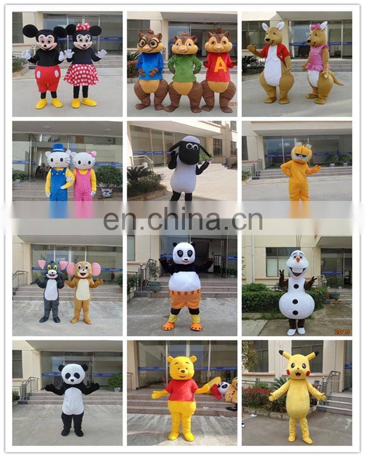 Wholesales cheap popular cartoon movie animal costume dog mascot promotions