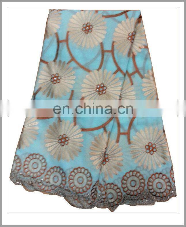 high quality swiss cotton voile lace(CH056H)