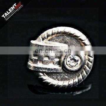 custom private brand name logo Clothes Metal Alloy Button For Jeans