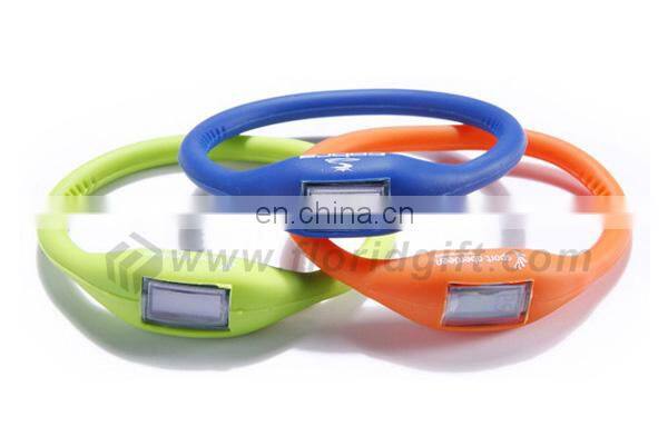 custom silicone rubber wristband watches