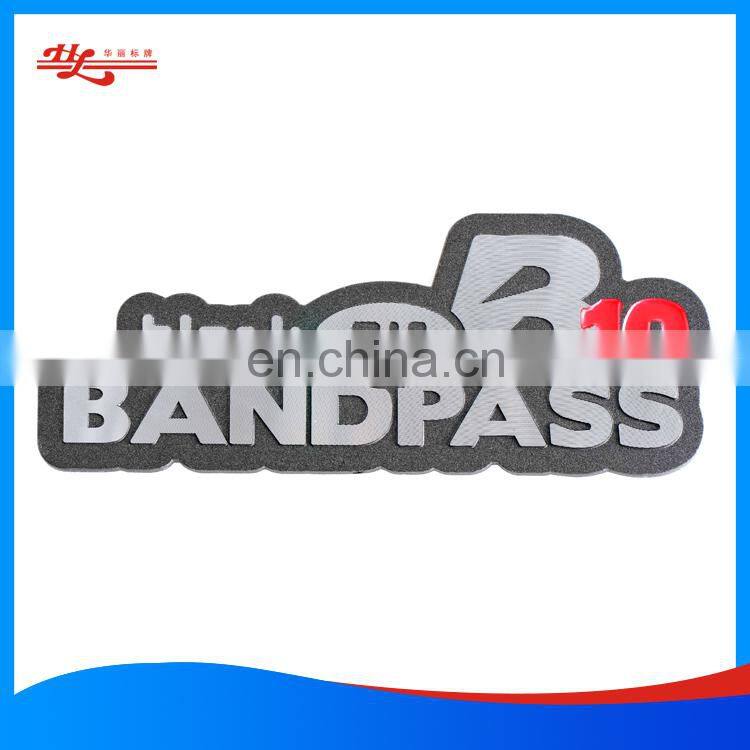 custom embossed plastic soft logo