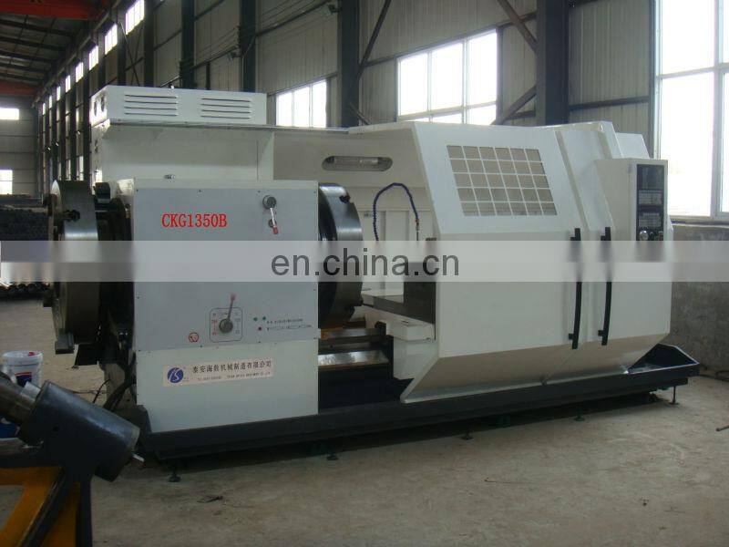 new cnc pipe threading machine CKG1350B for oil country Oilfield drill pipe