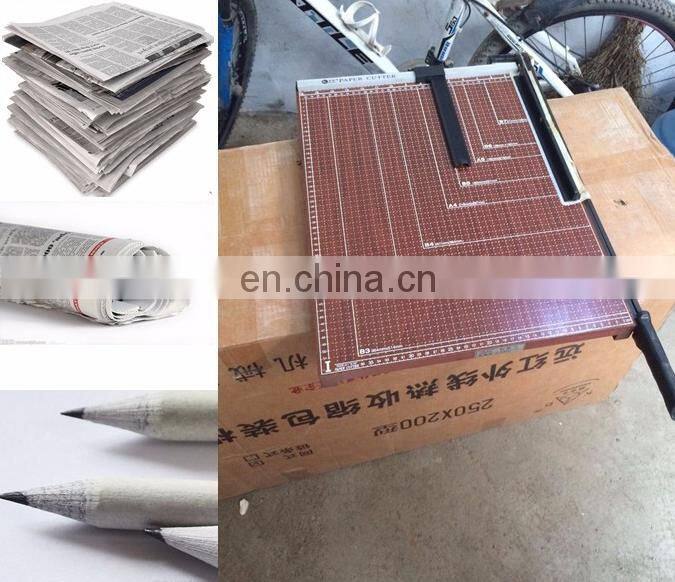 New pencil making machine paper pencil making small machine