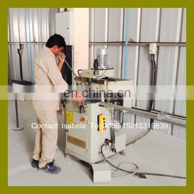 PVC door window lock hole drilling machine for UPVC window door making