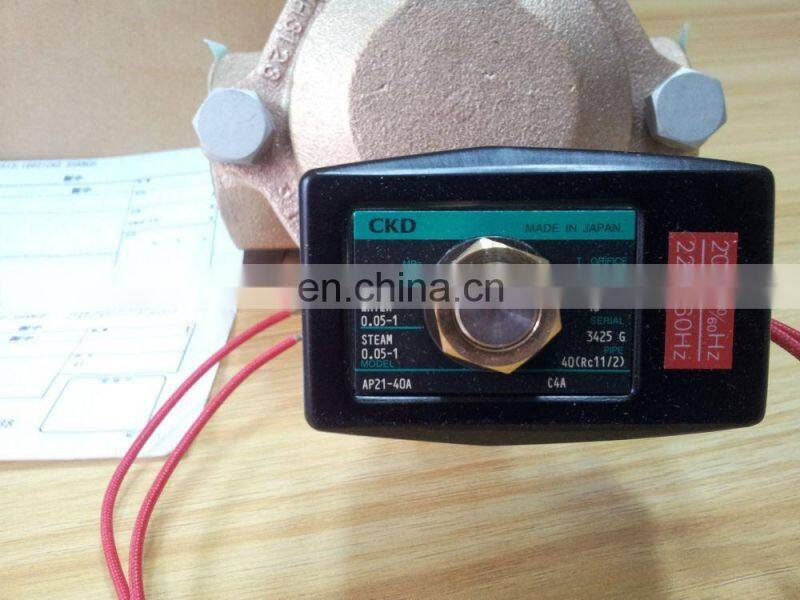 Japan original CKD pneumatic solenoid valve AP21-40A-C4A-AC200V