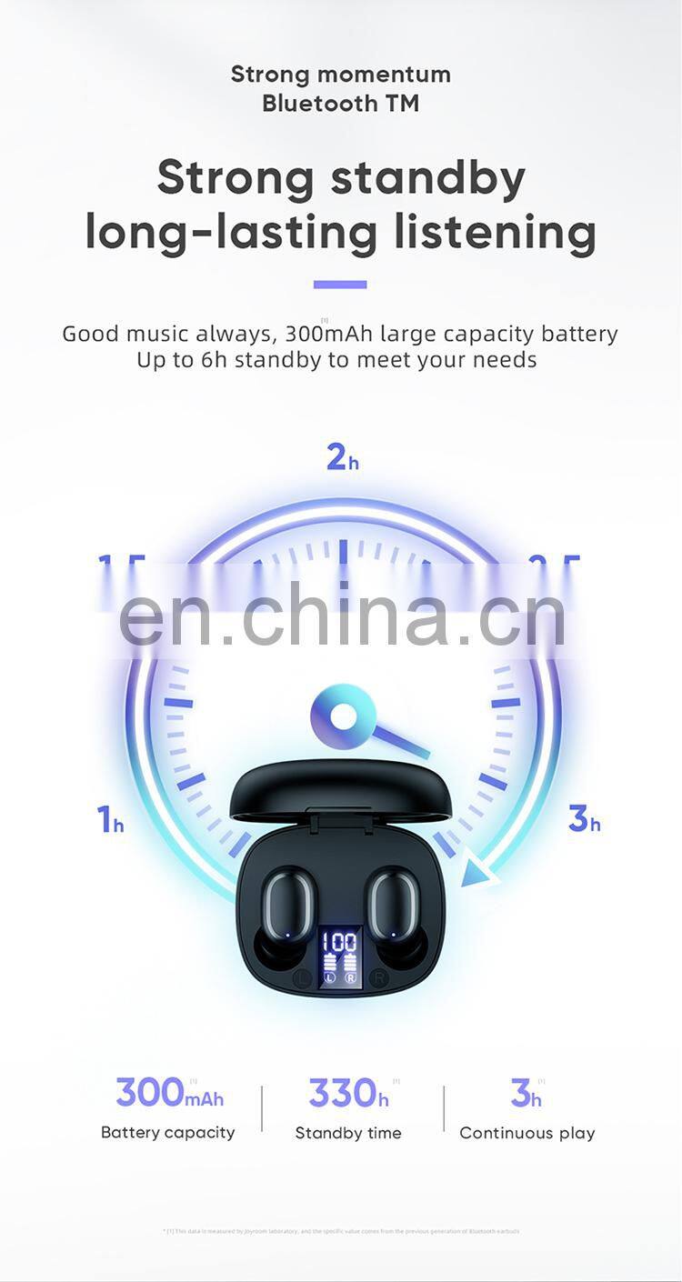 Joyroom TL5 Bilateral Digital display tws earphone HD call high bass bt wireless headset