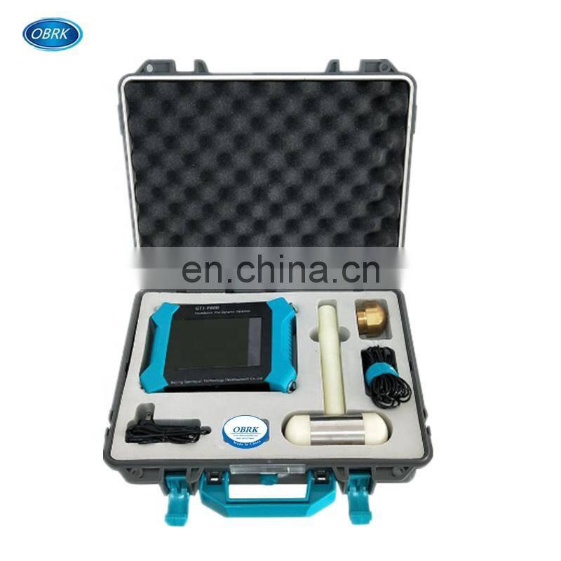 Energy saving Foundation pile integrity test dynamic measuring instrument