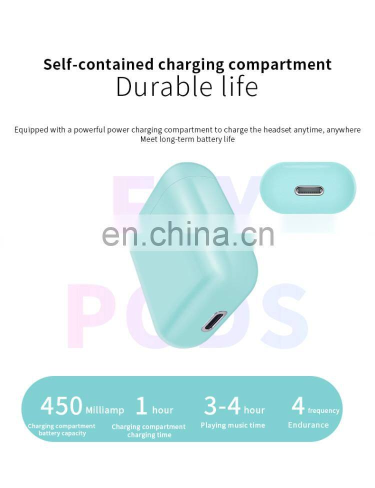Hot In-Ear Sport Earphones Wholesale Portable Blue tooth Headphone Splitter Waterproof TWS Bluetooth Earphone