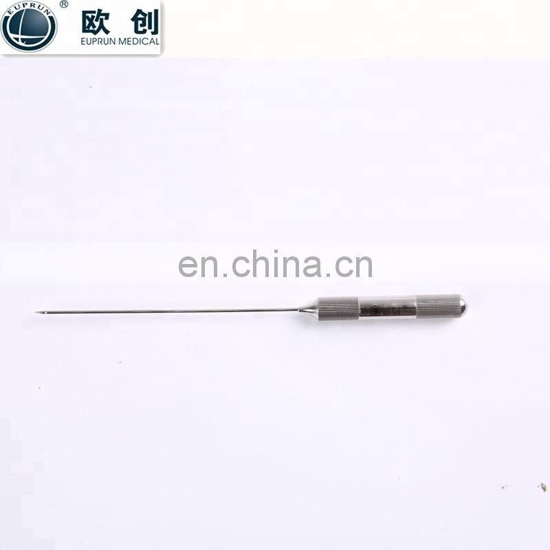 Medical reusable hernia suture needle and forceps