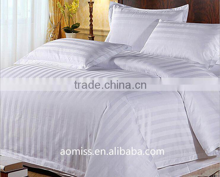 luxury five star stripe hotel bed sheets 1000 thread count egyptian cotton sheets