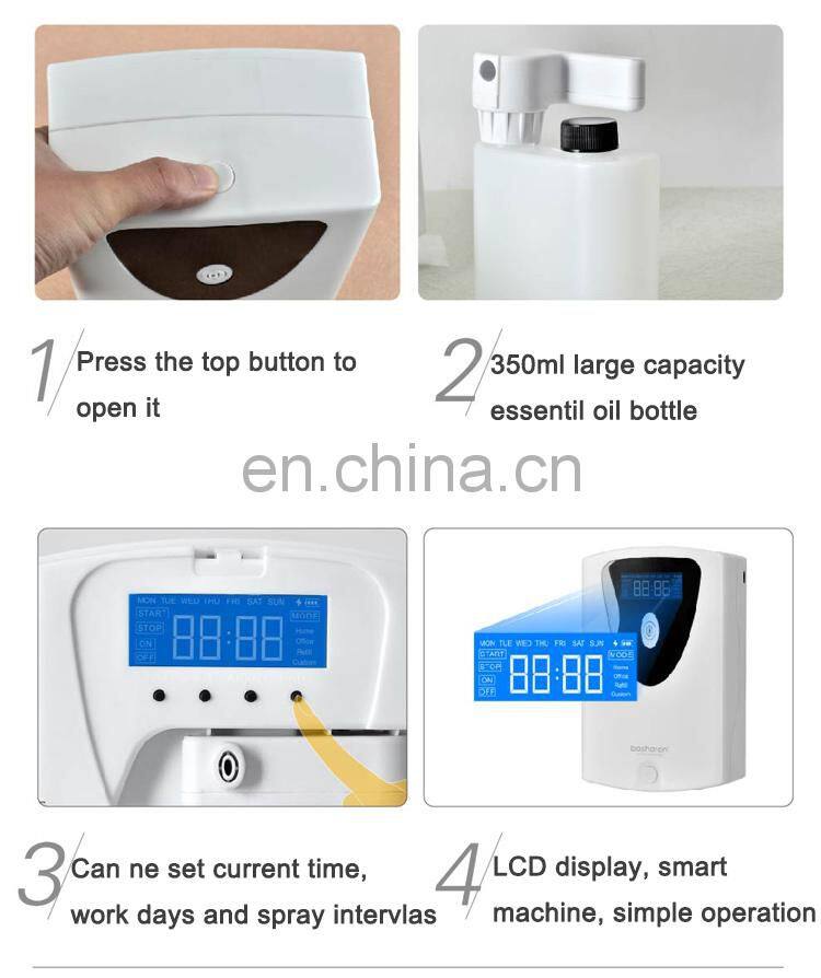 Wall Mounted Nebulizer Aromatherapy Aroma Essential Oil Diffuser