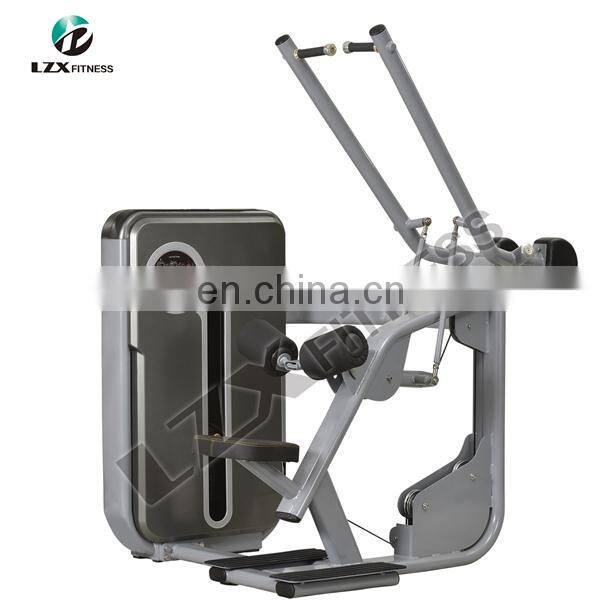 gym fitness machine / Diverging Lat Pull down from China Shandong LZX fitness