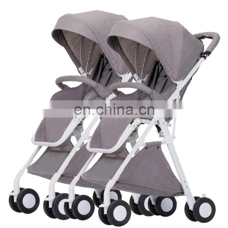Twin baby stroller 3 in 1 China manufacture