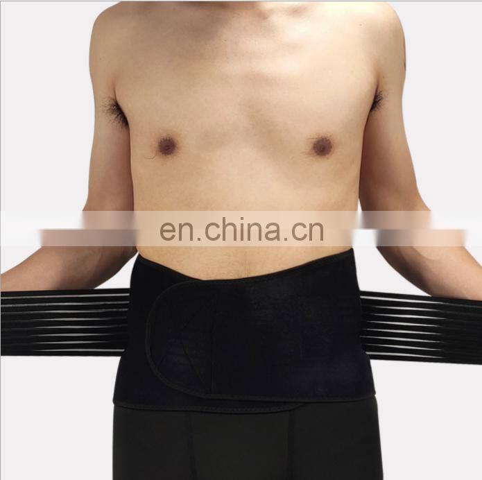 Adjustable breathable man waist back sweat corset, squat protection belt, weight lifting, pressure relief belt