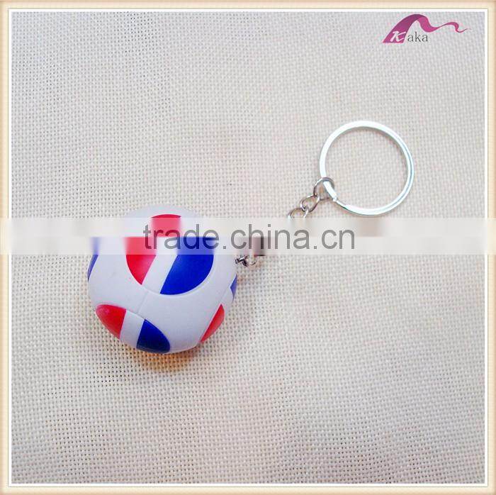 Promotional Mini Soft Ball Keychain Ring Key Chain Wholesale