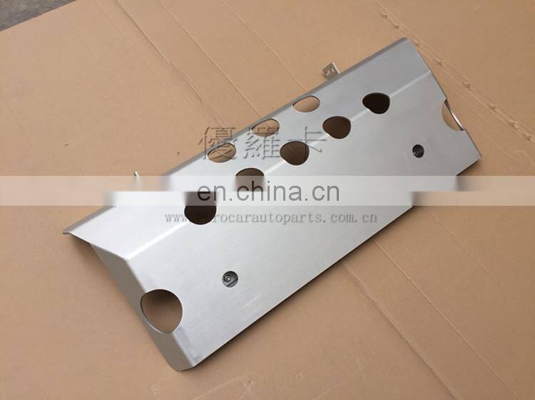 Aluminum alloy rear skid plate for w463 g500 4*4 rear down board fit for MB g500 g55 g65 brabas auto parts for g500 4*4