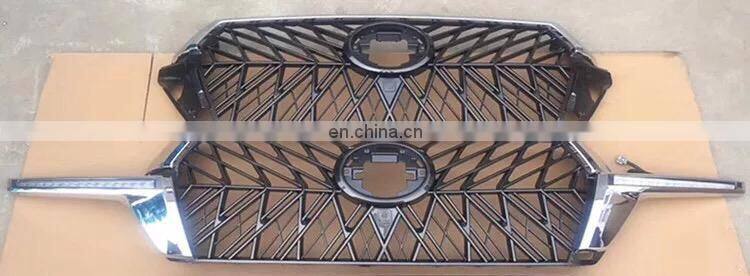 Auto Accessories Car Front Grille Modified Grille for Toyota Land Cruiser FJ 200 2016-2018