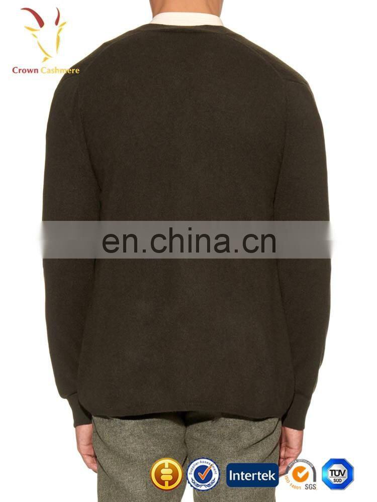 Men Cashmere Open Front Cardigan Hot Selling