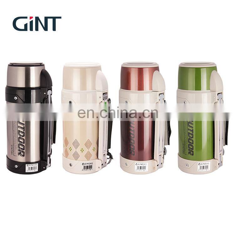 GiNT 1.8L Outdoor Double Wall Stainless Steel Vacuum Flask Great Quality Insulated Camping Kettles