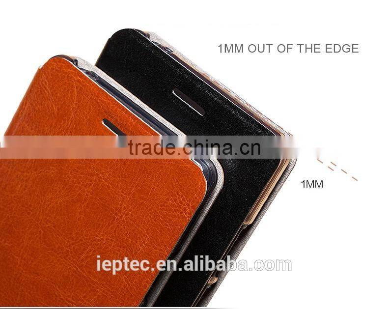 MOFi Hot Sale Customed PU Leather Flip Cell Phone Cover Case for ZTE N939ST, ZTE V5 3
