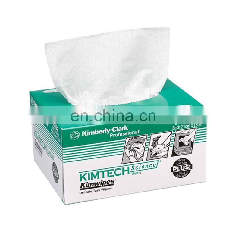 Fiber optic Kimwipes cleaning paper dust free cleaning wipes