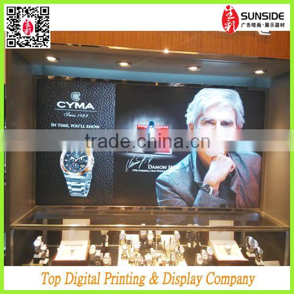 130micron Inkjet Media Printing Backlit Film / transparent backlit film banner