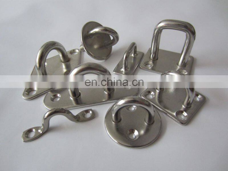 Stainless steel Welded D ring/D buckle for Endless industrial and marine rigging aplication