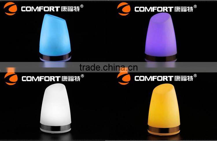 bar use colorful plastic led table lamp