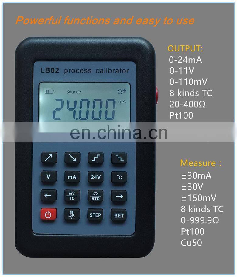 Versatile LB02 Resistance Current Voltmeter Signal Generator Source Process Calibrator