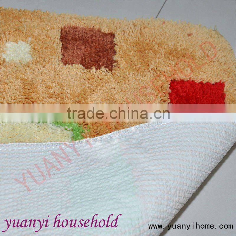 bule design bath mat non slip