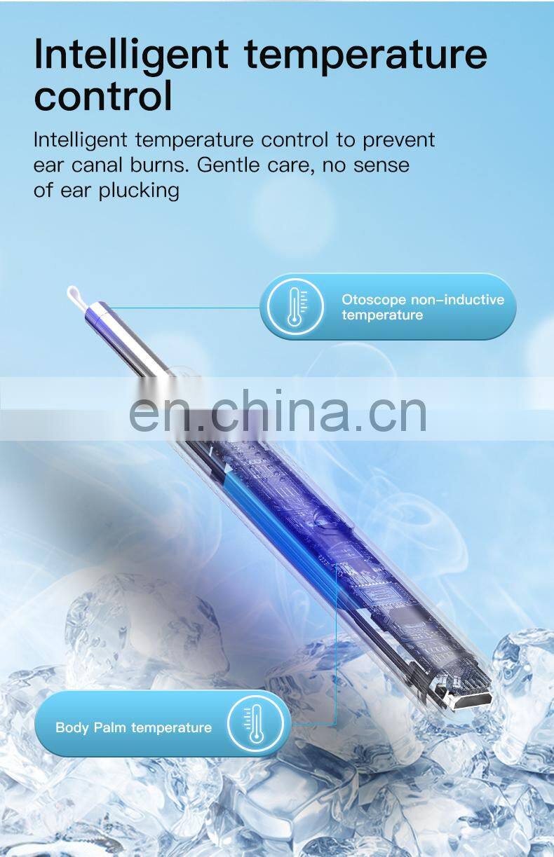 Ear Otoscope Wifi Endoscope Visual Ear Clean Tool Mini Digital Otoscope With Video Camera Mobile View Ear Wax Removal Tool