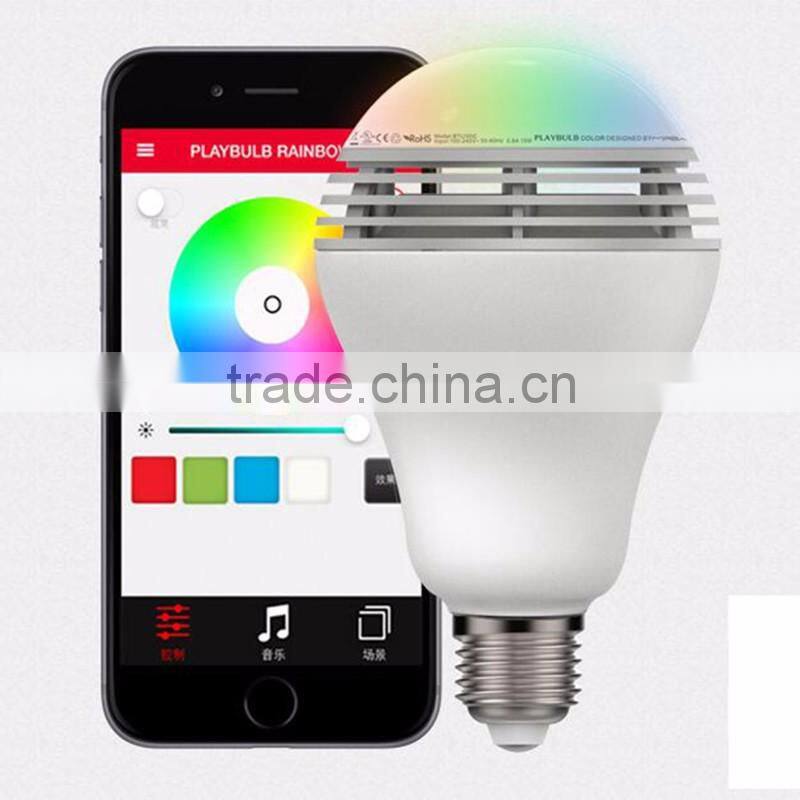 Hot sale 2016 bluetooth smart led bulb speaker