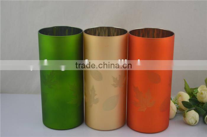 gift available oil lamp garden glass crystal lotus flower