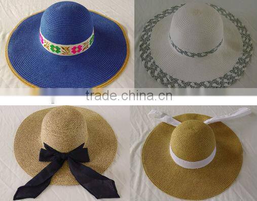 lady floppy wheat straw hats floppy beach hat wide brim floppy hat