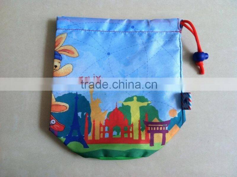 High quality reusable small fabric drawstring bags