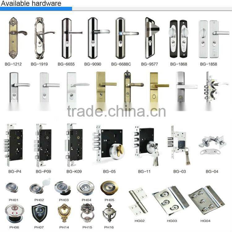 BG-SS9001 Solid 304 stainless steel decoration luxury design security door