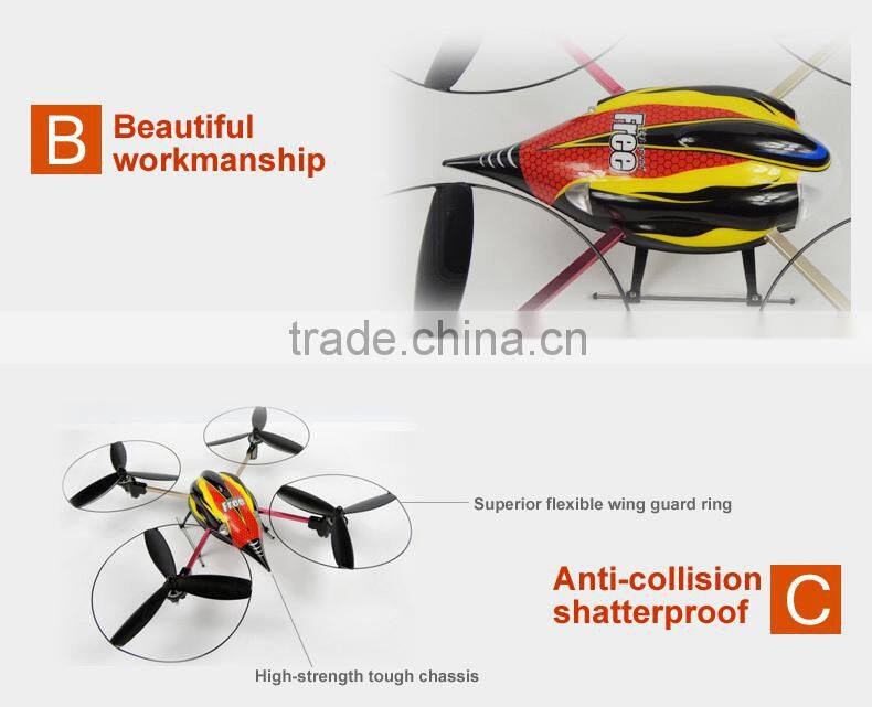 China Manufacture 4 CH 3 Axis RC Quadrocopter With Gyro 3D Rolling RC Helicopter RC Toy
