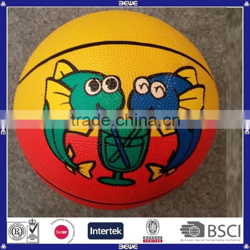OEM Cheap Promotion Gift Wholesale Rubber Basketball for Children