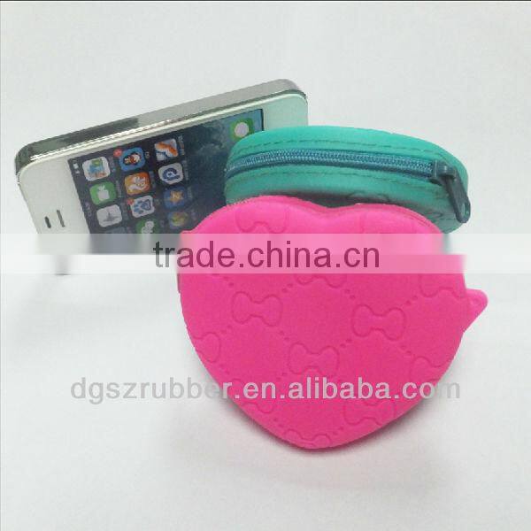 2014 best selling best seller silicone coin /wallet