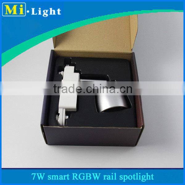 high quality ce rohs approved aluminum rgbw 7w wifi led track lighting