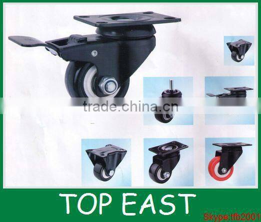 1.5inch 2inch 2.5inch 3inch PP PU PVC caster wheel
