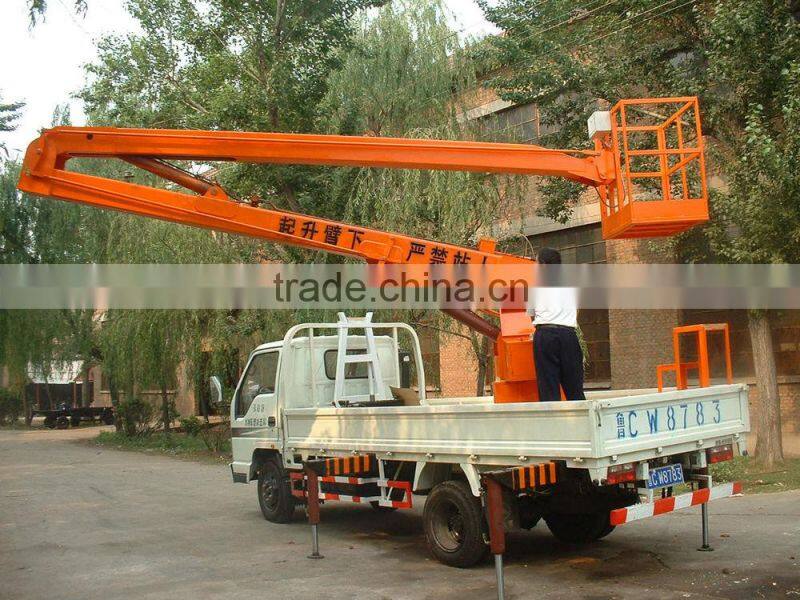 15m Mini Telescopic Manual Man Lift For Sale