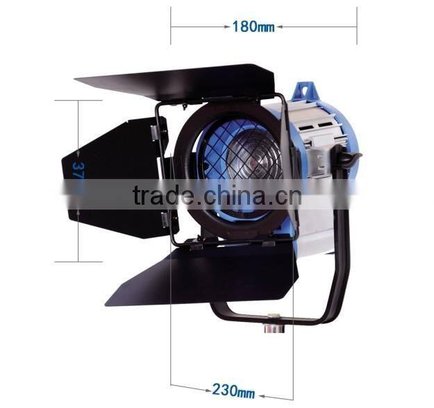 Photography Equipment 650W Fresnel Tungsten Light Spot Video Studio Lighting