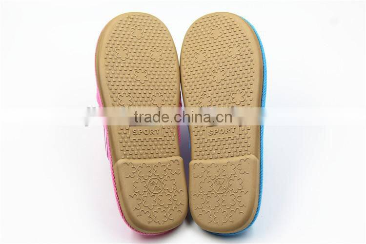 Flax slippers home indoor antiskid men and women natural bamboo rattan mat bottom cool summer slippers