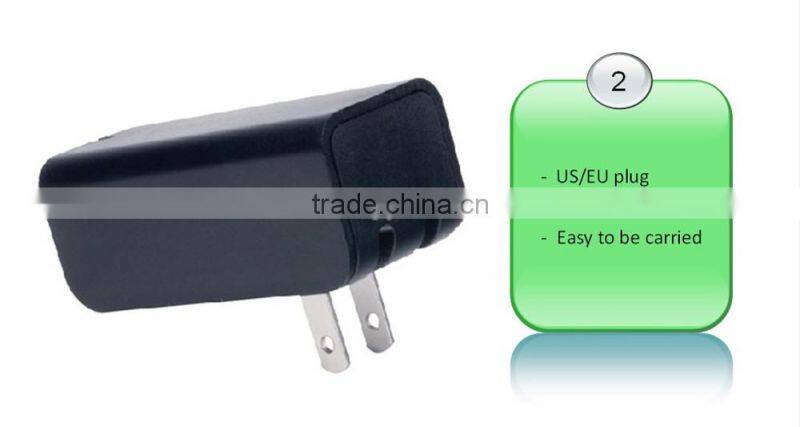 Portable Fast Travel Dual USB Mobile Phone Charger