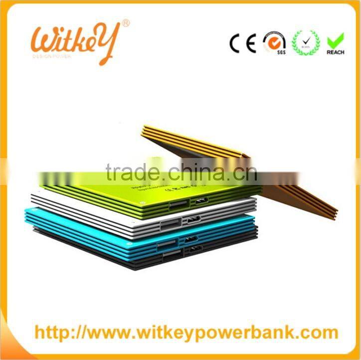 Super slim Aluminum and ABS material mobile power bank 2500mAh