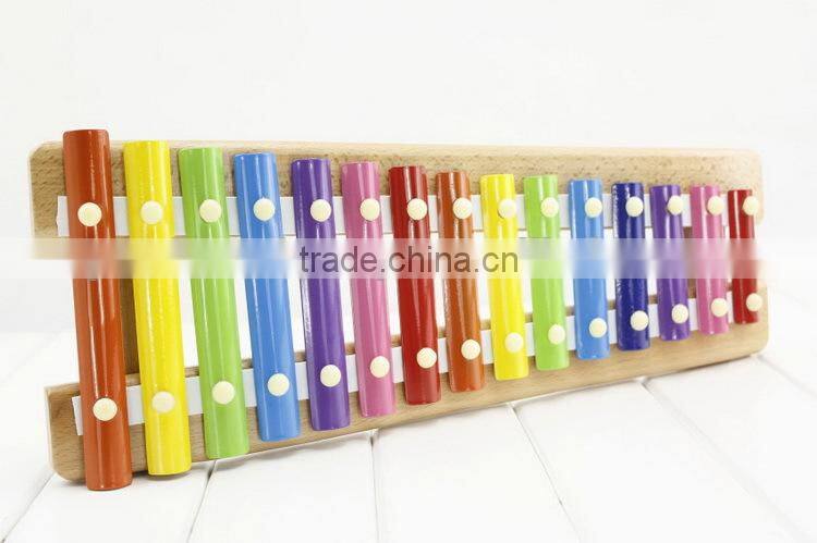 EN71/ASTM high quality wooden musical toys for children OEM/ODM wooden kids learning xylophone